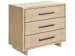 Modern - Three Drawer Nightstand - Desert