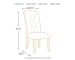 Tripton - Graphite - Dining UPH Side Chair (Set of 2)