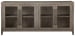 Dalenville - Warm Gray - Accent Cabinet - 4 Doors