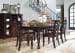 Porter - Rustic Brown - 7 Pc. - Rectangular Dining Room Extension Table, 4 Side Chairs, 2 Arm Chairs