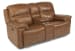 Fenwick - Power Reclining Loveseat with Console & Power Headrests