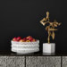 Tango - Sculpture - Gold / White
