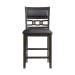 Amherst - Counter Height Faux Leather Side Chair (Set of 2) - Walnut