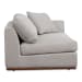 Rue - Right Arm Facing Chair - Flecked Gray