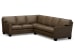 Couture Leather - Brayden Leather Sectional - Dark Brown