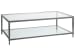 Metal Designs - Claret Rectangular Cocktail Table - Black