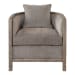 Viaggio - Chenille Accent Chair - Gray