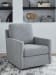 Freybourne Next-Gen Nuvella - Pewter - Swivel Accent Chair