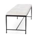 Achen - Hide 60" Bench - Ivory