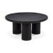 Anzio - Outdoor 36" Concrete Coffee Table - Black