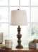 Magaly - Brown - Poly Table Lamp (Set of 2)