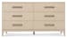 Westwood - Six-Drawer Dresser - Beige