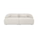Amelia - Double Chaise Modular Sectional - Warm White