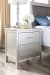 Olivet - Silver - 5 Pc. - Dresser, Mirror, Queen Panel Bed, Nightstand