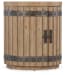 Vineyard Row - Wine Barrel End Table - Light Brown