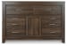 Juararo - Dresser, Mirror - Dark Brown
