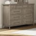 Rochelle Park - 9 Drawer Dresser - Smokey Taupe