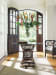 Bali Hai - Aruba Dining Table With 36" Glass Top - Dark Brown
