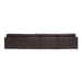 Thurlow - U Shaped Modular Sectional With Arms - Espresso Brown