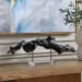 Charred Timber - Sculpture - Black