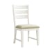 Park Creek - Rectangle 5 Piece Dining Set-Table And Four Chairs - Cottage White Finish