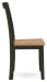 Gesthaven - Dining Room Side Chair (Set of 2) - Natural / Green