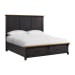 Montrose - King Storage Bed - Espresso & Brown