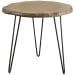 Runay - Wood Slab Side Table - Light Brown