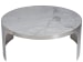New Modern - Revolve Large Nesting Table - Pearl Silver