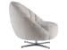 Artistica Upholstery - Lucille Swivel Chair - Polished Chrome Base - Beige