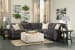 Alenya - Charcoal - Left Arm Facing Loveseat 3 Pc Sectional