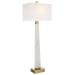 Spire - Buffet Lamp - White Marble/Brass