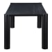 Post - Small Dining Table - Black Oak