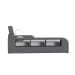 Valari - Full PU Transformer Bed With Electronic Features - Gray
