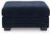 SimpleJoy - Oversized Accent Ottoman - Navy