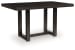 Neymorton - Dark Grayish Brown - Rectangular Dining Room Counter Table