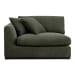Rue - Left Arm Facing Chair - Deep Green
