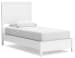 Binterglen - White - Twin Panel Bed