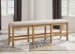 Havonplane - Brown - XL Counter Height Upholstered Dining Bench