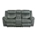 Sorrento - Motion Loveseat With Console - Charcoal