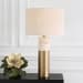 Gravitas - Elegant Brass & Stone Lamp