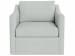 Asher - Swivel Chair - Gray