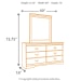 Huey Vineyard - Dresser, Mirror - Black