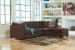 Maier - Walnut - Right Arm Facing Corner Chaise 2 Pc Sectional