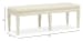 Newport - Bench With Upholstered Seat - Alabaster