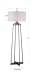 Adrian - Modern Floor Lamp - Pearl Silver