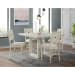 Avalanche - 5 Piece Square Counter Height Dining Set (Table And Four Chairs) - Antique White