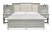 Glenbrook - Complete California King Wall Bed With Upholstered Headboard - Pebble