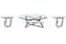 Lenox Square - Octagonal Cocktail Table With 2 End Tables - Chrome