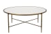 Evelyn - Coffee Table - White / Gold